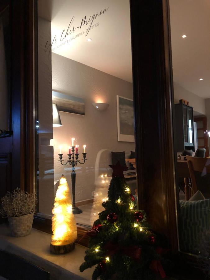Chermignon-d'en Haut Cafe Cher-Mignon Et Chambres D'Hotes المظهر الخارجي الصورة
